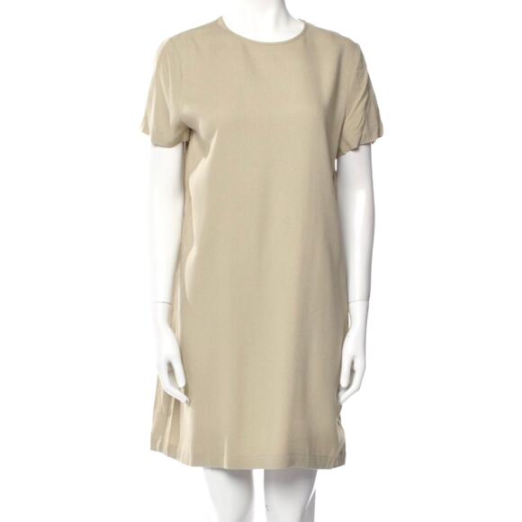 Jenni Kayne Palmer Everyday Crepe T Shirt Dress Willow Beige S - Picture 5 of 10